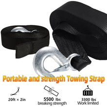 Load image into Gallery viewer, Seamander Winch Strap,2in*20ft 5016Lbs