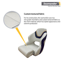 Load image into Gallery viewer, Seamander Captain Bucket Seat,Sport Flip Up Seats,Ivory,Gray 4 Colors Available