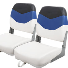 Load image into Gallery viewer, Seamander A Pair of New Low Back Folding Boat Seats (2 seats)