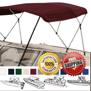 Seamander 4 Bow Bimini Tops,8 Sizes,9 Colors