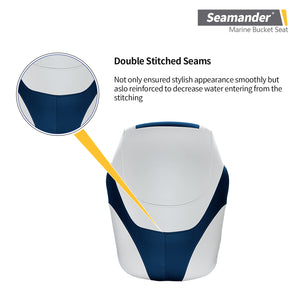 Seamander S1045 Series Premium Bucket Seat,Sport Flip Up Seat, 8 Colors Available