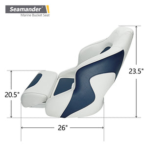 Seamander Captain Bucket Seat,Sport Flip Up Seat, 5 Colors Available