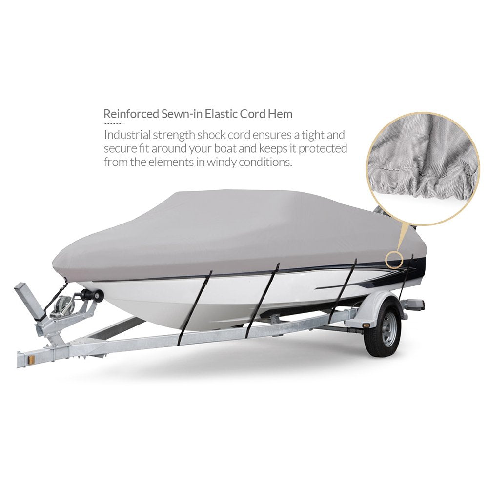 Seamander Trailerable Runabout Boat Cover Fit V-Hull Tri-Hull Fishing –  Seamander Outdoor