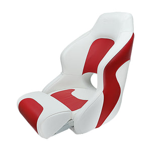 Seamander Captain Bucket Seat,Sport Flip Up Seat, White
