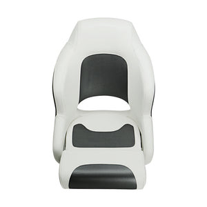 Seamander Captain Bucket Seat,Sport Flip Up Seat, White